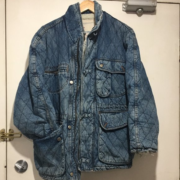 VINTAGE POP OTTANTAQUATTRO DENIM JACKETS SIZE L - Picture 3 of 15
